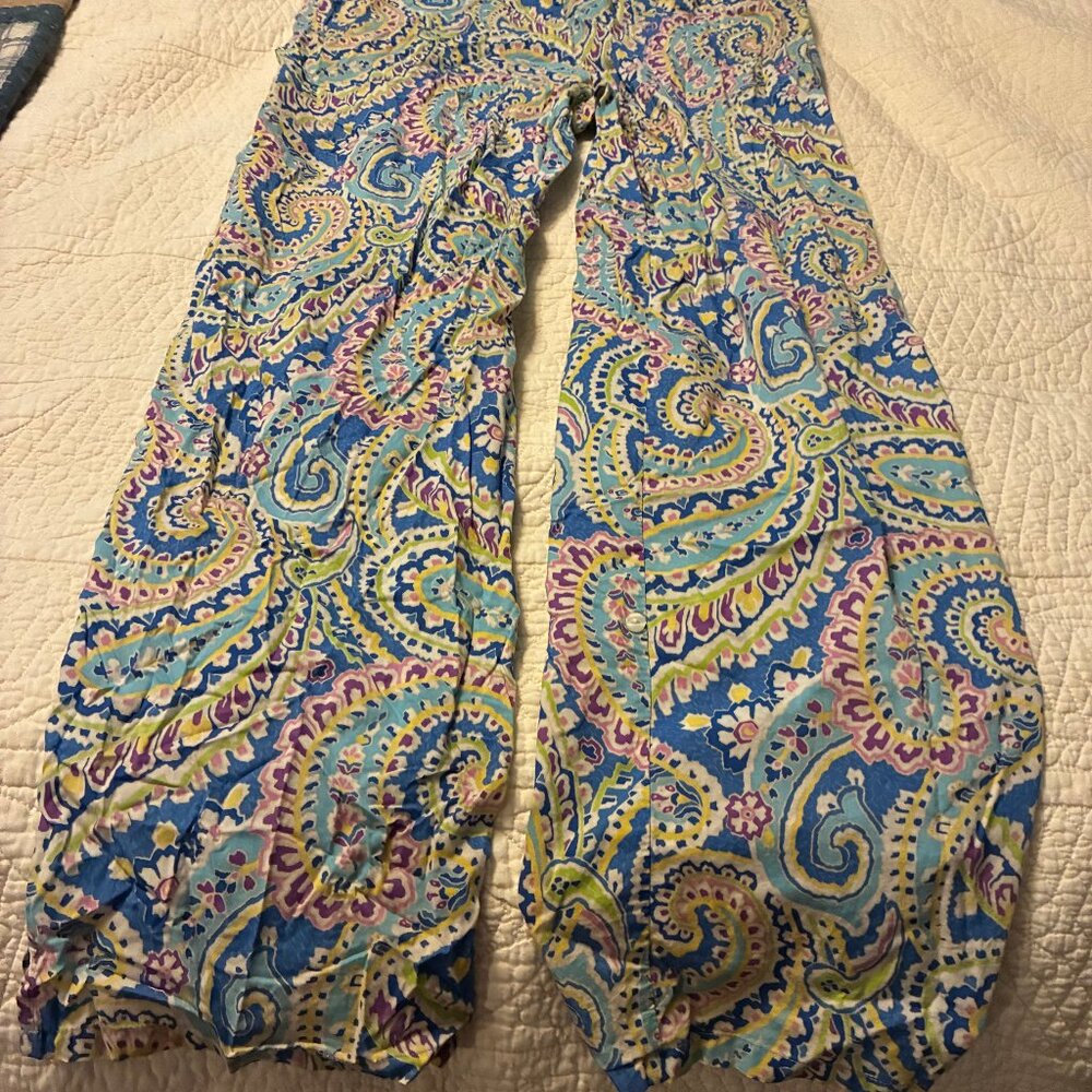 Vera Bradley Vintage Pattern Pajama Bottoms XL
